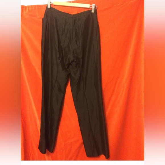 Dolce & Gabbana straight leg silk pants black size 42 - Picture 1 of 8